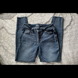 Old Navy Rockstar Super Skinny Ankle Mid-Rise Jeans